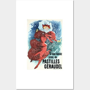 GERAUDEL PASTILLES Lozenges Paris Art Nouveau Jules Cheret Posters and Art